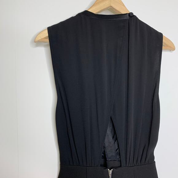 Bec & Bridge Black Faux Wrap Asymmetrical Dress Womens Size 4 - Picture 12 of 16